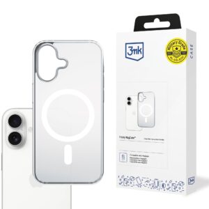 3mk Frosty MagCase, skirtas iPhone 17 - baltas