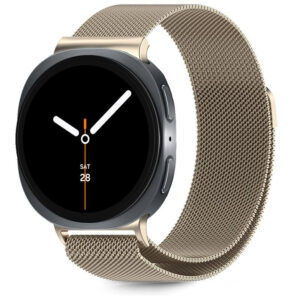 Tech-Protect nerūdijantis dirželis, skirtas Samsung Galaxy Watch 40 / 44 / 46 mm – auksinis -- Samsung Galaxy Watch 40