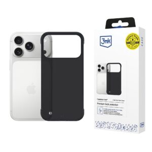 3mk Just20g matinis dėklas, skirtas Apple iPhone 17 Pro – matinė juoda