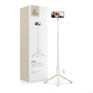 Asmenukių lazda Tech-Protect L09S su trikoju – smėlio -- Selfie Sticks & Tripods