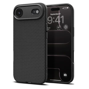 Spigen Liquid Air dėklas iPhone 17 Air – juodas