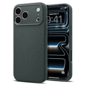 Spigen Liquid Air dėklas iPhone 17 Pro Max – žalias