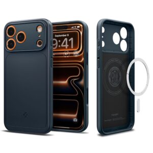 Spigen Thin Fit MagSafe dėklas iPhone 17 Pro Max – mėlynas