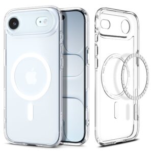 Spigen Ultra Hybrid MagSafe dėklas iPhone 17 Air – skaidrus/baltas