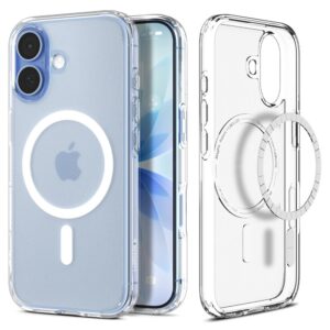 Spigen Ultra Hybrid MagSafe dėklas iPhone 17 – baltas