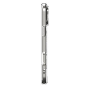 Spigen MagSafe dėklas iPhone 17 Pro – skaidrus pilkas