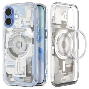 Spigen Ultra Hybrid MagSafe dėklas iPhone 17 – Zero One, titano