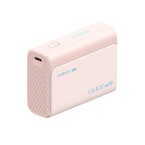 Powerbank Cuktech CP13 30W 10000mAh USB-C + USB-A - rožinis -- Powerbanks
