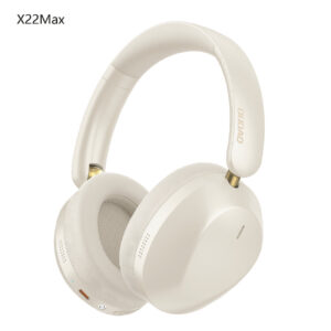 „Dudao X22 Max“ belaidės „Bluetooth“ ausinės su ANC – smėlio spalvos