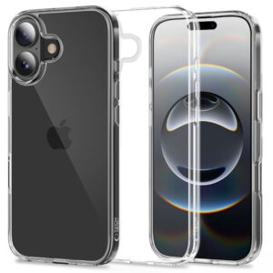 Skaidrus Tech-Protect FlexAir Hybrid dėklas iPhone 17 -- iPhone 17