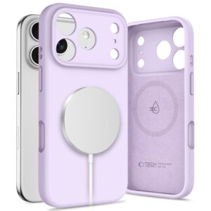 Tech-Protect silikoninis MagSafe dėklas iPhone 17 Pro Max – violetinis -- iPhone 17 Pro Max
