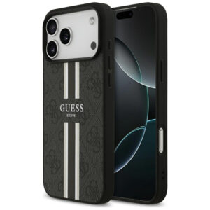Guess MagSafe dėklas iPhone 17 Pro Max – juodas