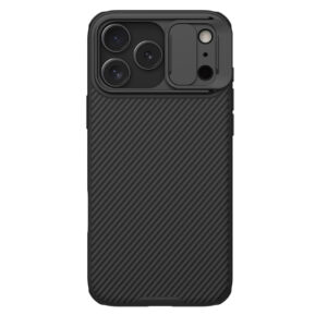 Nillkin CamShield Pro magnetinis dėklas, suderinamas su MagSafe, skirtas iPhone 17 Pro Max - Black