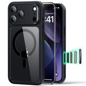 ESR MagSafe dėklas iPhone 17 Pro + stiklas – skaidrus -- iPhone 17 Pro