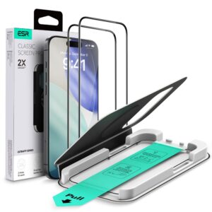 ESR UltraFit grūdintas stiklas iPhone 17 Pro – 2 vnt. -- iPhone 17 Pro