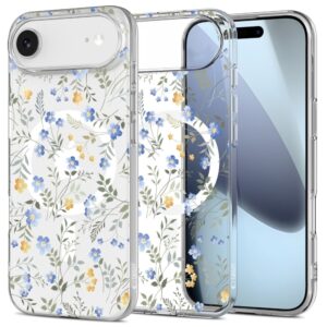 Tech-Protect FlexAir MagSafe dėklas iPhone 17 Air – gėlytės -- iPhone 17 Air