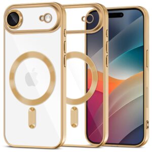 Tech-Protect MagFlex dėklas iPhone 17 Air – skaidrus auksinis -- iPhone 17 Air
