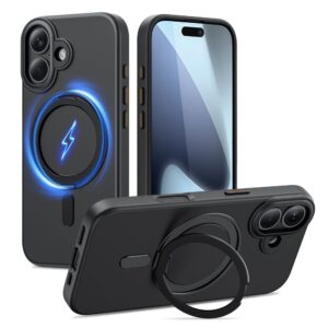 Tech-Protect MagRing MagSafe dėklas iPhone 17 – juodas -- iPhone 17