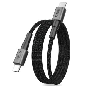 Tech-Protect Laidas Ultraboost DNA MagTwist USB-C PD 100W / 5A 200 cm - pilkas -- Cell phone cables