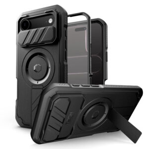 Tech-Protect Kevlar MagSafe dėklas iPhone 17 Air – juodas -- iPhone 17 Air