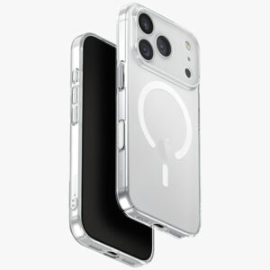 Uniq Airsuit Magclick įkrovimo dėklas, skirtas iPhone 17 Pro - Transparent