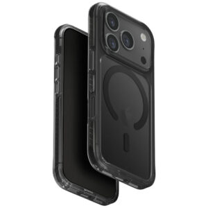 Uniq Combat MagClick dėklas iPhone 17 Pro – juodas