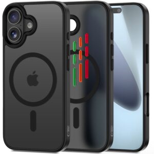 Tech-Protect MagMat XT MagSafe dėklas iPhone 17 – matinis juodas -- iPhone 17