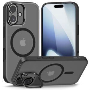 Tech-Protect MagSafe dėklas iPhone 17 – matinė juoda -- iPhone 17