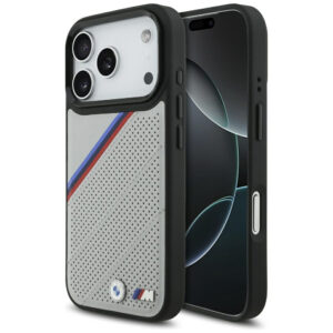 BMW MagSafe dėklas iPhone 17 Pro – pilkas