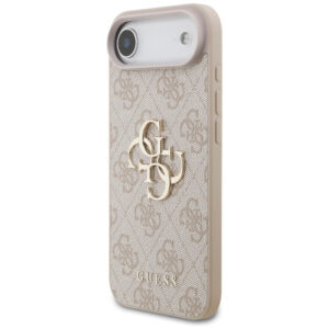 Guess 4G Didelis logotipo dėklas, skirtas iPhone 17 Air - Pink
