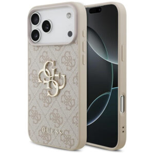 Guess 4G Big Logo dėklas iPhone 17 Pro Max - Rožinis -- iPhone 17 Pro Max