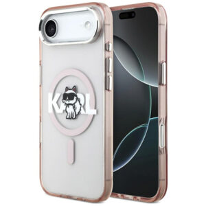 Karl Lagerfeld MagSafe dėklas iPhone 17 Air – rožinis