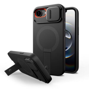 Tech-Protect Kevlar Aura MagSafe dėklas iPhone 16e – juodas -- iPhone 16e