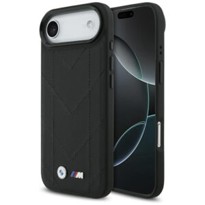 BMW M Quilted MagSafe dėklas iPhone 17 Air – juodas