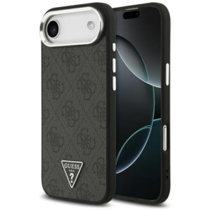Guess 4G Triangle Logo MagSafe dėklas iPhone 17 Air - juodas