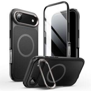 Supcase Ares Flip MagSafe dėklas iPhone 17 Air – juodas