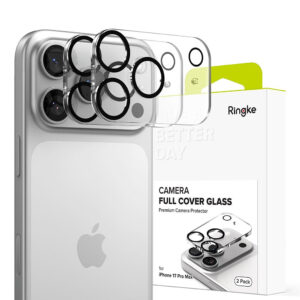 Ringke kameros apsauga iPhone 17 Pro Max (2 vnt.) – juoda -- iPhone 17 Pro Max
