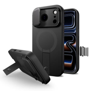 Tech-Protect Kevlar Aura MagSafe dėklas iPhone 17 Pro – juodas -- iPhone 17 Pro