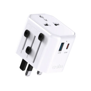SBS Kelioninis adapteris TEADAPTUSBTCUNI USB-C USB-A universalus - baltas