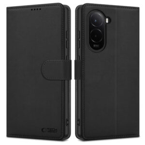 Tech-Protect Wallet dėklas Xiaomi Poco M7 – juodas -- Xiaomi Poco M7