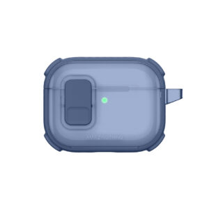 Skaidrus „AmazingThing Titan Pro Mag Case“, skirtas AirPods Pro 3 - Blue