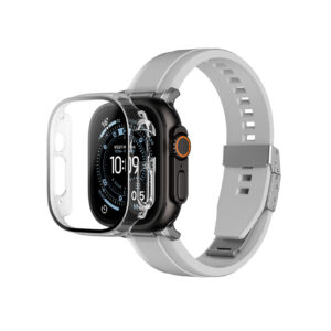 AmazingThing Radix FullGuard stiklas Apple Watch Ultra 3 (49 mm) – skaidrus