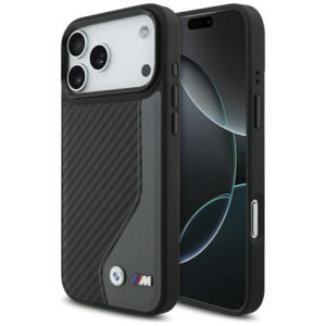 BMW M anglies logotipas MagSafe dėklas, skirtas iPhone 17 Pro Max - graphite