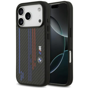 BMW M Kevlar MagSafe dėklas iPhone 17 Pro – juodas