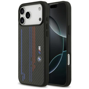 BMW M Kevlar MagSafe dėklas iPhone 17 Pro Max – juodas