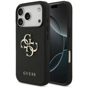 Guess eko odos dėklas iPhone 17 Pro – juodas