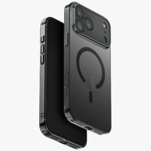 Uniq Airsuit dėklas, skirtas iPhone 17 Pro Max Magclick Charging – juodas