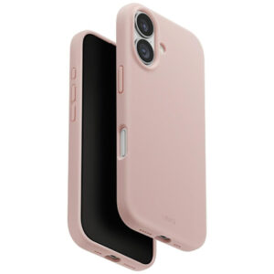 Uniq Lino MagClick dėklas iPhone 17 – rožinis
