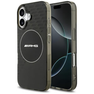 AMG Double Layer MagSafe dėklas iPhone 17 – juodas