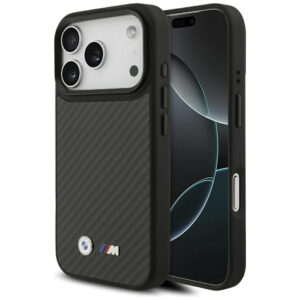 BMW M Kevlar Matt MagSafe dėklas iPhone 17 Pro – juodas
